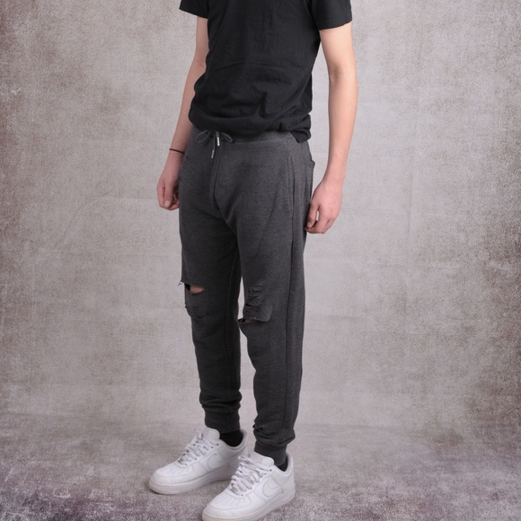 Zara | Pants | Zara Ripped Jogger 